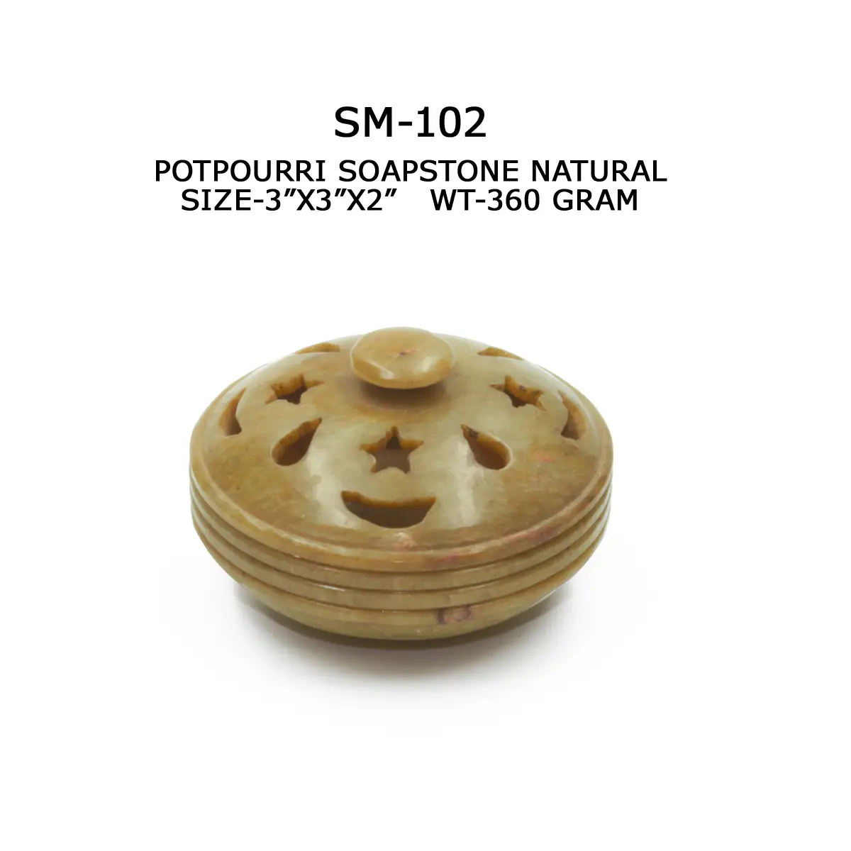 POTPOURRI NATURAL SOAPSTONE